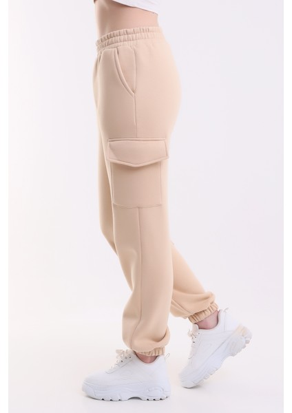 Modern Jogger Kadın Eşofman Altı Paça ve Yan Kargo Cepli indirimleri