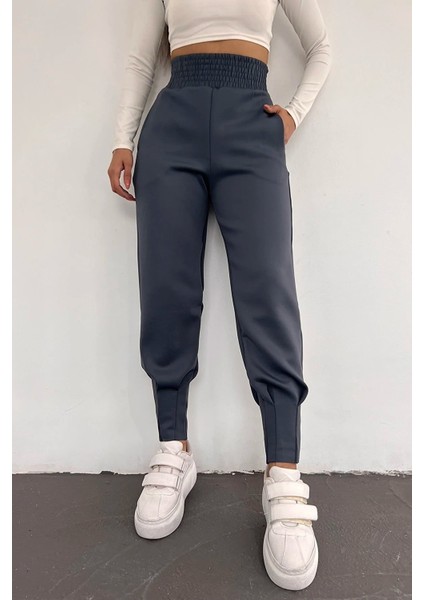 Scuba Dalgıç Yüksek Bel Eşofman Altı Paça Pileli / Everyday Tracksuıt Pants fiyatları