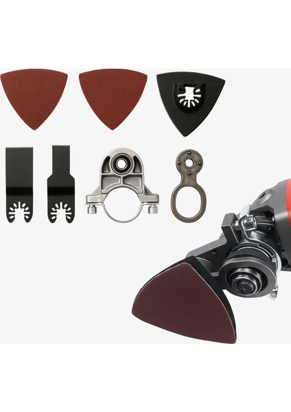 Çok Amaçlı Kesme Zımparalama Aparatı M14 Uyumlu 115 mm Spiral Adaptör 13 Parça indirimleri