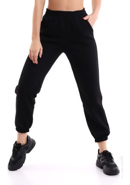 Siyah Joger 3 Iplik Eşofman Altı Içi Şardonlu Ideal Kalınlıkda indirimleri