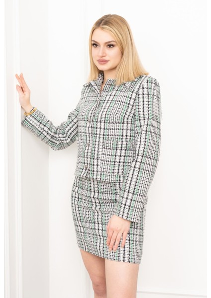 Buklet Twinset – Ceket & Etek Takım 1286