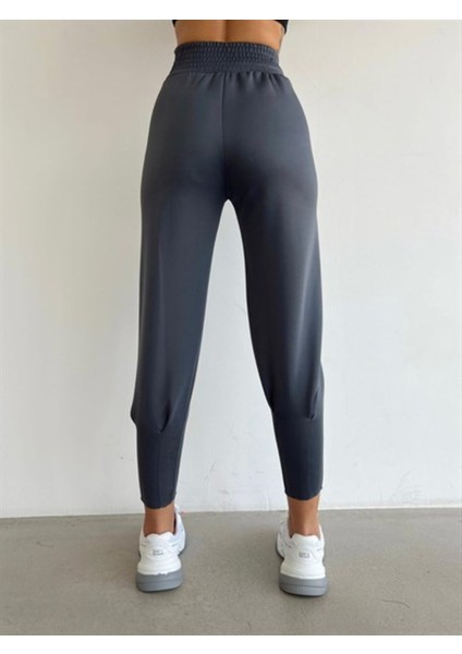 Bel Lastik Pliseli Scuba Jogger Eşofman Antrasit fiyatları