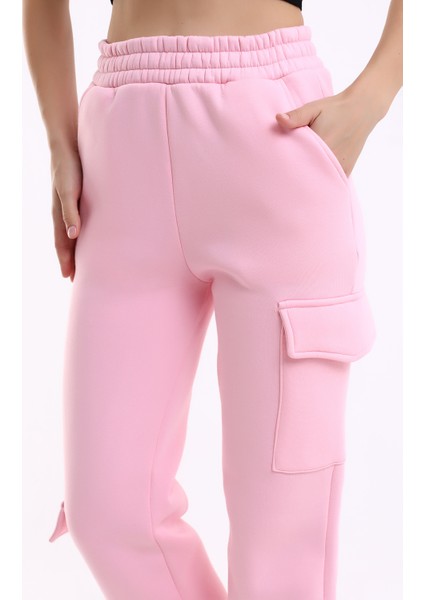Modern Jogger Kadın Eşofman Altı Paça ve Yan Kargo Cepli