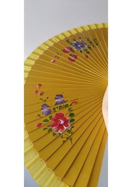 Flamenco Serisi Yelpaze – Aurora | Büyük Boy Işıltılı Zarafet fiyatları