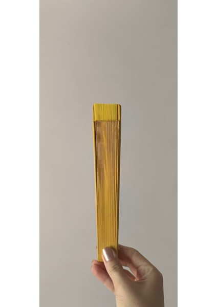 Flamenco Serisi Yelpaze – Aurora | Büyük Boy Işıltılı Zarafet