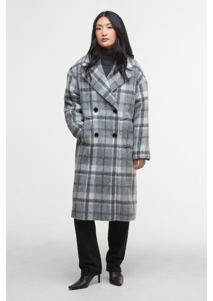 Beattie Double Breasted Wool Palto GY51 Soft Grey Check/onyx Tartan modelleri