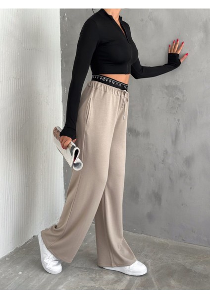 Baxer Bel Eşofman Altı Geniş Paça /elastıc Waıst Detaıl Trackpot Bottom Wıde Leg modelleri