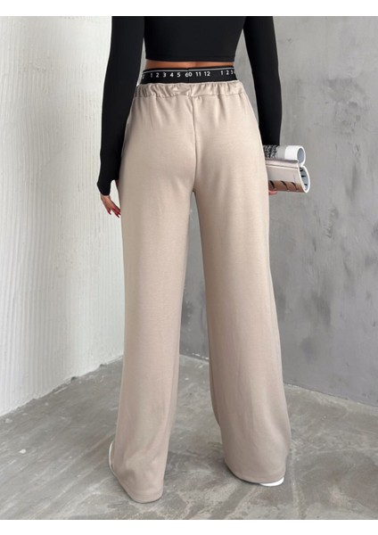 Baxer Bel Eşofman Altı Geniş Paça /elastıc Waıst Detaıl Trackpot Bottom Wıde Leg indirimleri