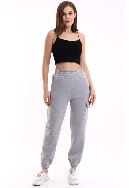 Yüksek Bel Eşofman Altı Jogger Kargo Cepli Unısex 3 Iplik fiyatları