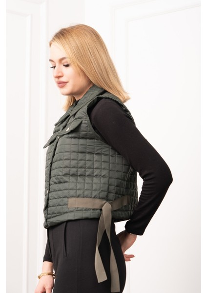 Grogren Yan Kemerli Kapitone Klasik Yelek 9139 fiyatları