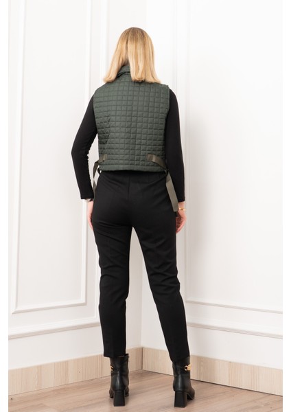 Grogren Yan Kemerli Kapitone Klasik Yelek 9139 fırsatları