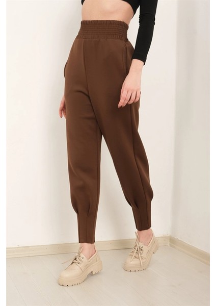 Scuba Dalgıç Yüksek Bel Eşofman Altı Paça Pileli / Everyday Tracksuıt Pants fırsatları