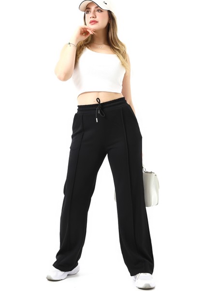 Kadın Modal Kumaş Eşofman Altı Dokulu Kumaş / Women's Textured Sweatpants