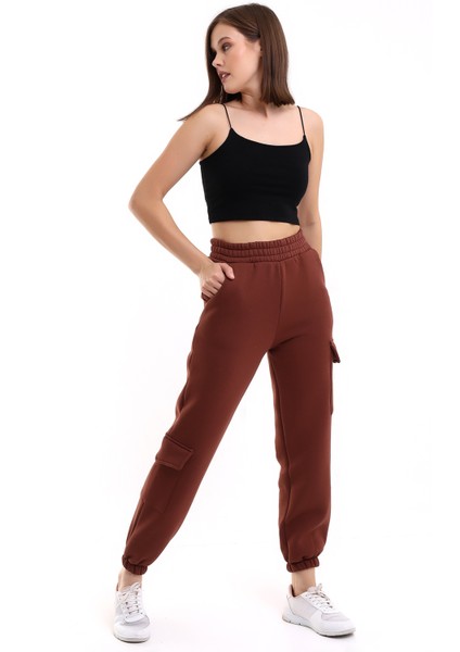 Modern Jogger Kadın Eşofman Altı Paça ve Yan Kargo Cepli modelleri