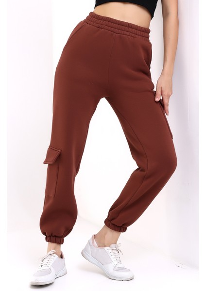 Modern Jogger Kadın Eşofman Altı Paça ve Yan Kargo Cepli indirimleri