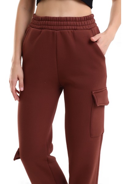 Modern Jogger Kadın Eşofman Altı Paça ve Yan Kargo Cepli