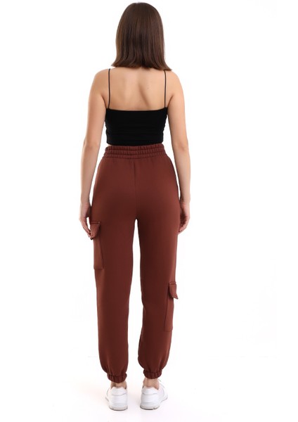 Modern Jogger Kadın Eşofman Altı Paça ve Yan Kargo Cepli