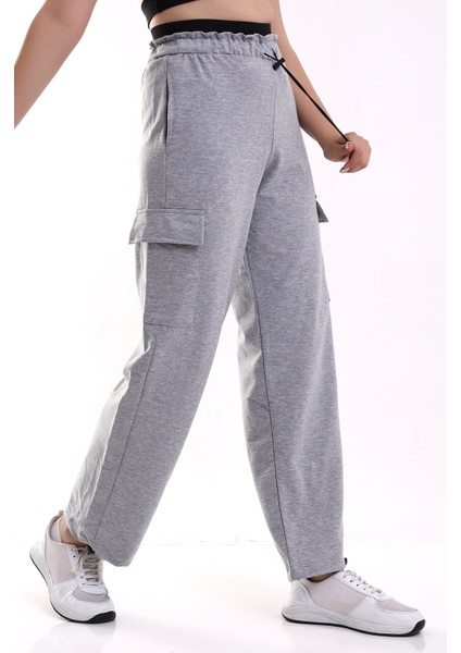 Kadın Eşofman Altı Bel Boxer Lastik Detaylı/tracksuıt Bottoms Boxer Shorts Wıth Rubber Detaıl