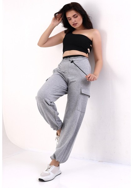 Kadın Eşofman Altı Bel Boxer Lastik Detaylı/tracksuıt Bottoms Boxer Shorts Wıth Rubber Detaıl indirimleri