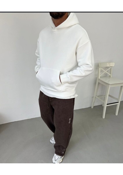 Rahat Kesim Şardonlu Kapüşonlu Sweatshirt fiyatları