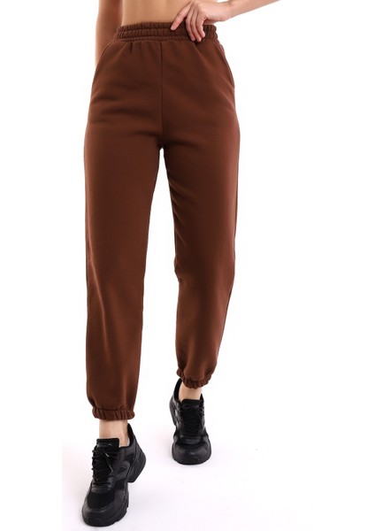 Kahve Joger 3 Iplik Eşofman Altı Içi Şardonlu Ideal Kalınlıkda indirimleri