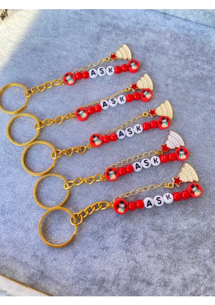 Yılbaşı Anahtarlık Aşk 5 Adet