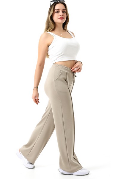 Kadın Modal Kumaş Eşofman Altı Dokulu Kumaş / Women's Textured Sweatpants fiyatları