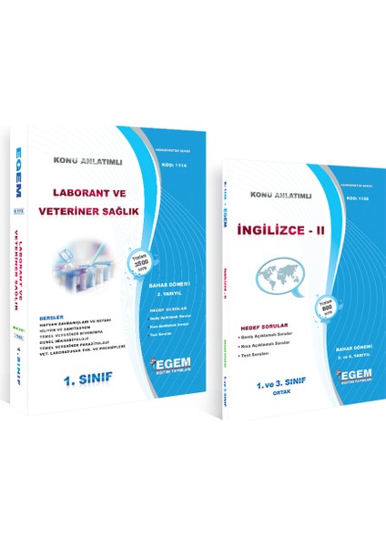 Aöf 1. Sınıf Laborant ve Veteriner Sağlık ve Ingilizce Iı Bahar Dönemi Konu Anlatımlı Soru Bankası