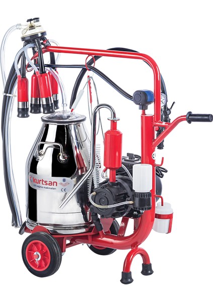 KM04080 Tek Sağım Tek Güğüm Cyk Süt Sağım Makinesi 30 Litre (Yağlı)
