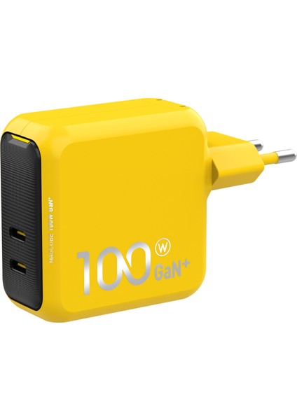 Magcube 100W 2 Portlu Şarj Adaptörü, 140W 1m Pd 3.1 480MBPS Süper Hızlı Şarj/data Kablosu Seti fiyatları