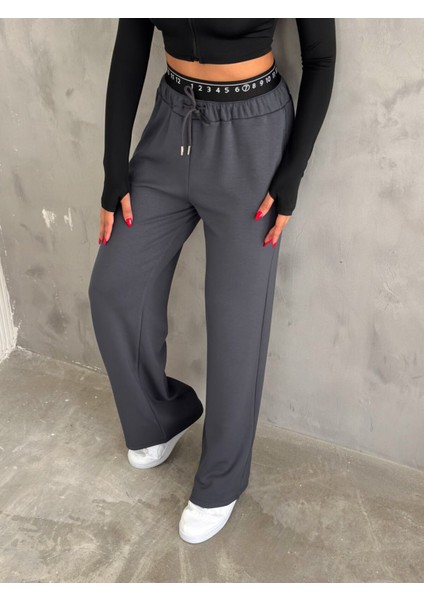 Baxer Bel Eşofman Altı Geniş Paça /elastıc Waıst Detaıl Trackpot Bottom Wıde Leg fiyatları