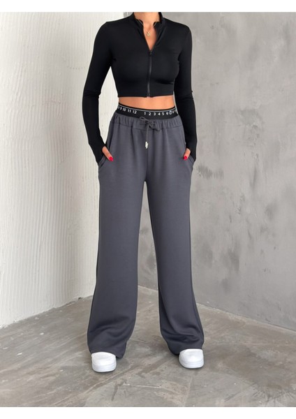 Baxer Bel Eşofman Altı Geniş Paça /elastıc Waıst Detaıl Trackpot Bottom Wıde Leg indirimleri