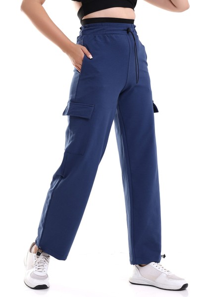 Kadın Eşofman Altı Bel Boxer Lastik Detaylı/tracksuıt Bottoms Boxer Shorts Wıth Rubber Detaıl