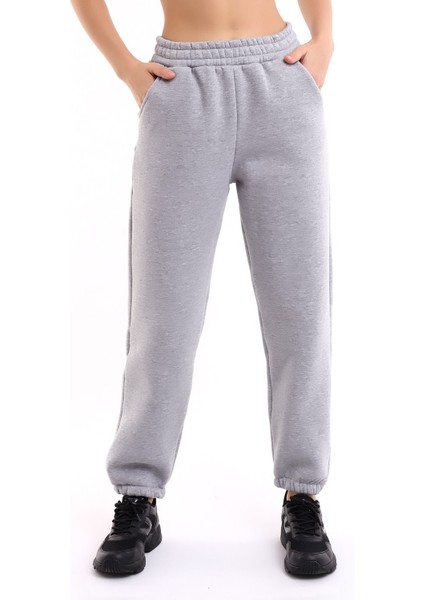 Gri Joger 3 Iplik Eşofman Altı Içi Şardonlu Ideal Kalınlıkda fırsatları