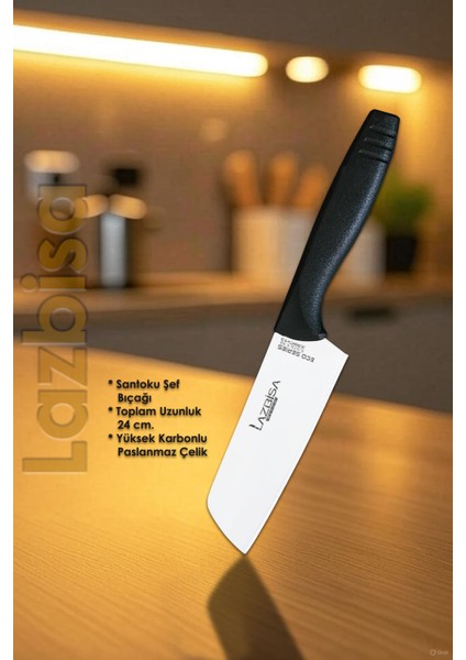 Eco Serisi Mutfak Bıçak Seti Et Ekmek Sebze Pizza Salata Börek Şef Bıçağı 4 Lü Set Hds-04 modelleri