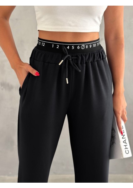 Baxer Bel Eşofman Altı Geniş Paça /elastıc Waıst Detaıl Trackpot Bottom Wıde Leg