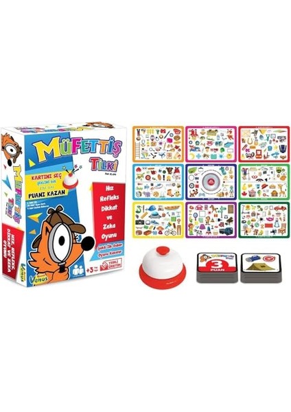Dedektif Tilki Kutu Oyunu - Zeka Geliştirici Aile Oyunu