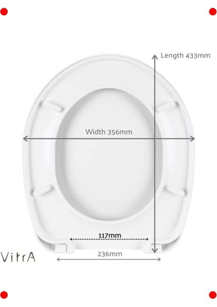 Yavaş Kapanır Kolay Sök-Tak Oval Klozet Kapağı Beyaz fırsatları