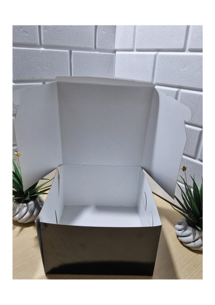 Pasta Kutusu Siyah 21X21X13 cm Ebat 1 Adet Gelecek fırsatları