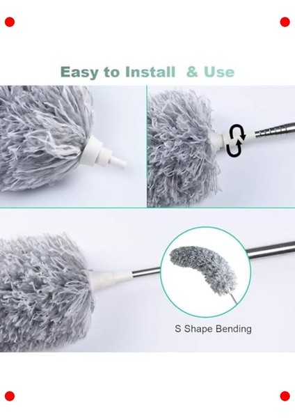 Uzatılabilir Mikrofiber Teleskopik Toz Silgisi modelleri