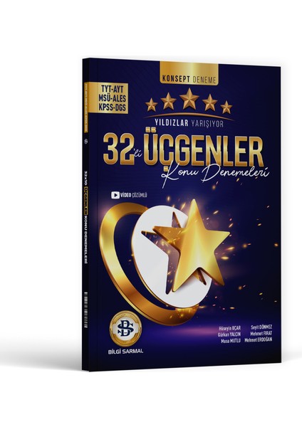 Yıldızlar Yarışıyor Tyt Ayt Üçgenler 32 Li Konu Denemeleri