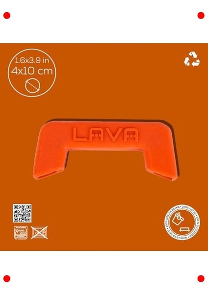 Isıya Dayanıklı Turuncu Döküm Sap Koruyucu indirimleri