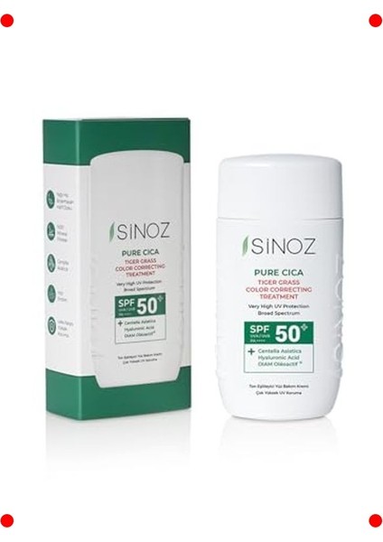 SPF50 Cilt Tonu Eşitleyici ve Onarıcı Yüz Güneş Kremi indirimleri