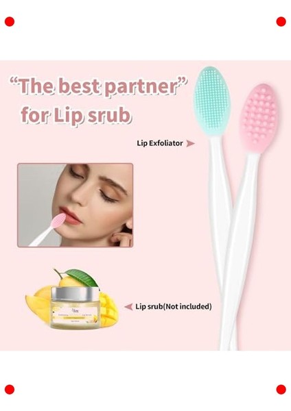 Silikon Dudak Peeling Fırçası - Canlandırıcı & Arındırıcı modelleri