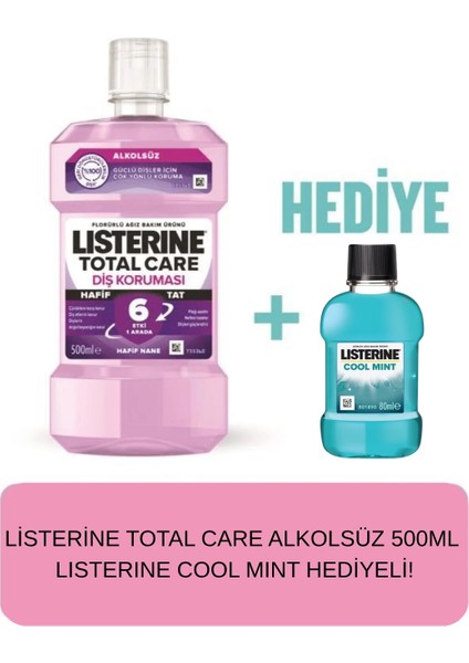 Total Care Hafif Tat 500 ml + Mini Cool Mint Hediye