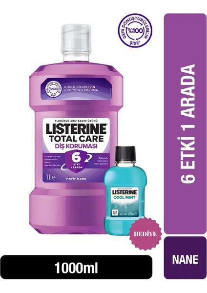 Total Care 1000 ml + Cool Mint Ağız Bakım Suyu