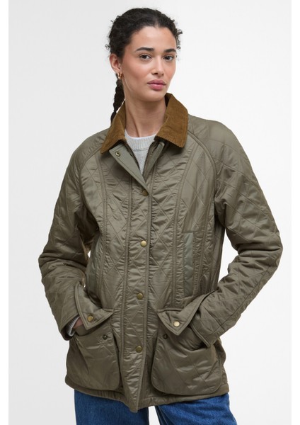 Beadnell Polar Kapitone Ceket BR11 Military Brown