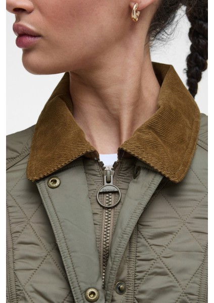 Beadnell Polar Kapitone Ceket BR11 Military Brown