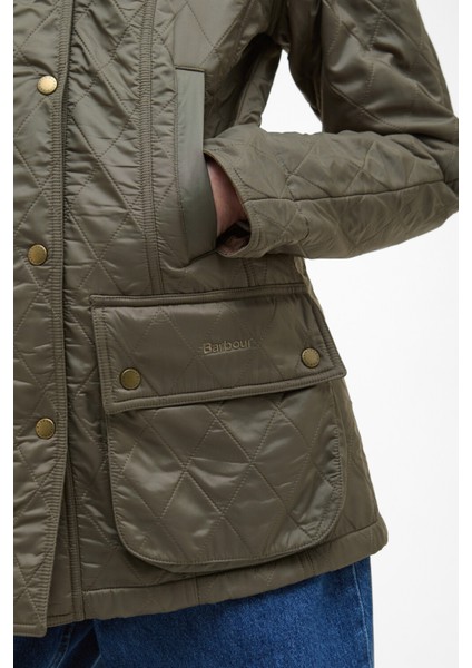 Beadnell Polar Kapitone Ceket BR11 Military Brown