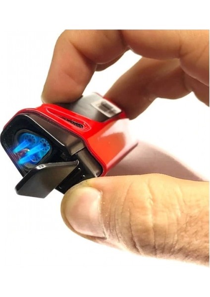 Kırmızı 3'lü Torch Çakmak modelleri